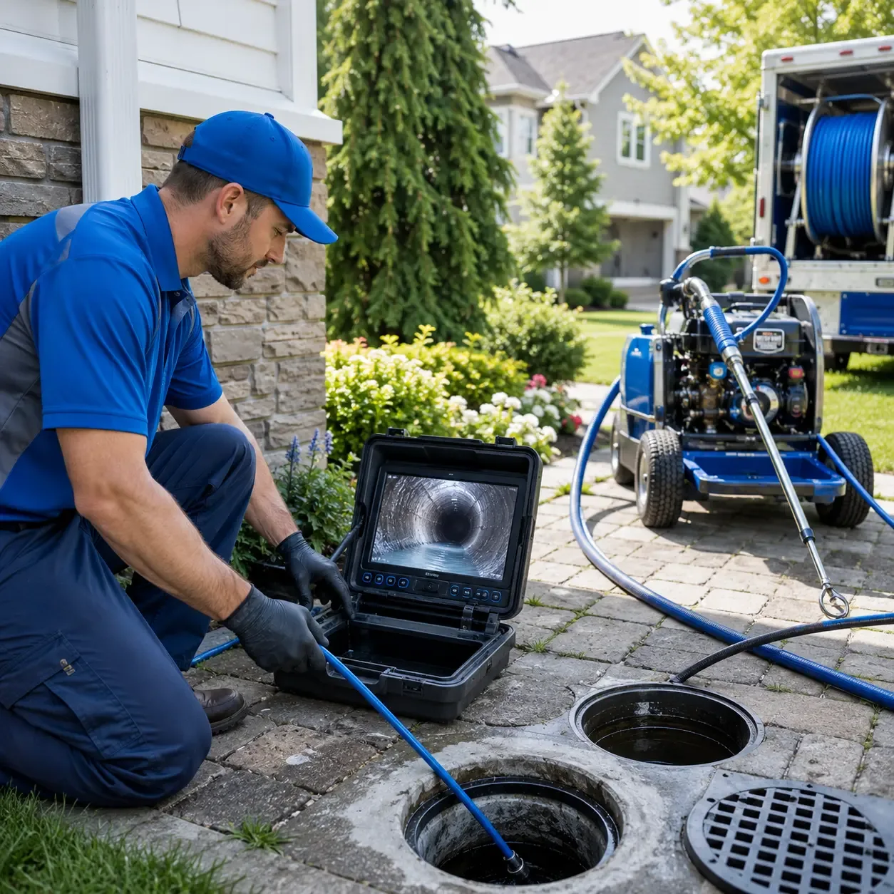 Outdoor drain cleaning professionals serving Evans, GA